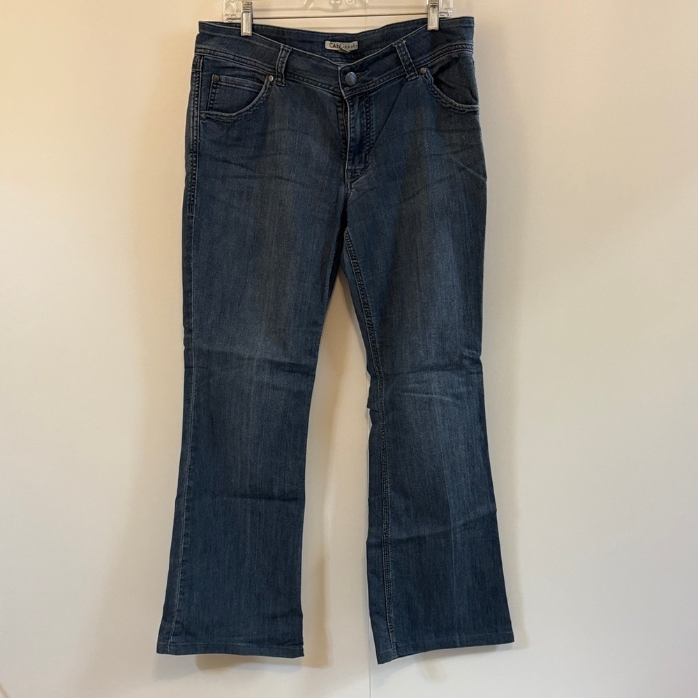 CAbi Dark Blue Flare Jeans | 14